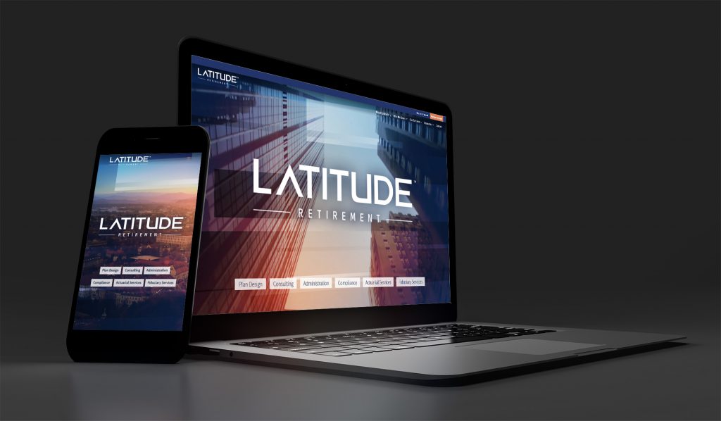 Latitude website displayed on a laptop and smartphone