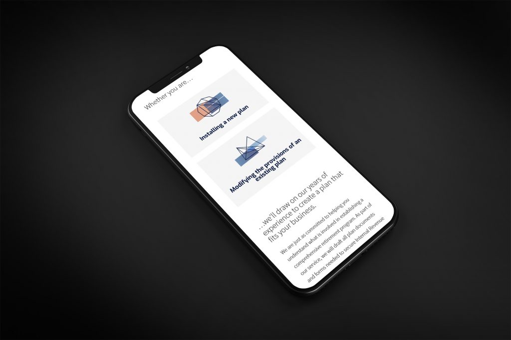 Latitude Retirement website displayed on a smartphone