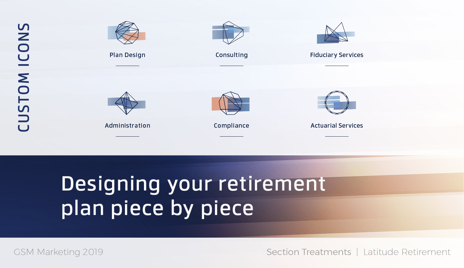 Latitude Retirement custom icon design