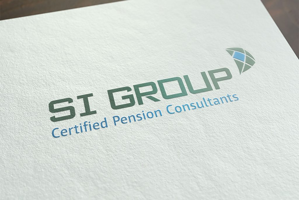 S.I. Group logo printed on fancy matte paper