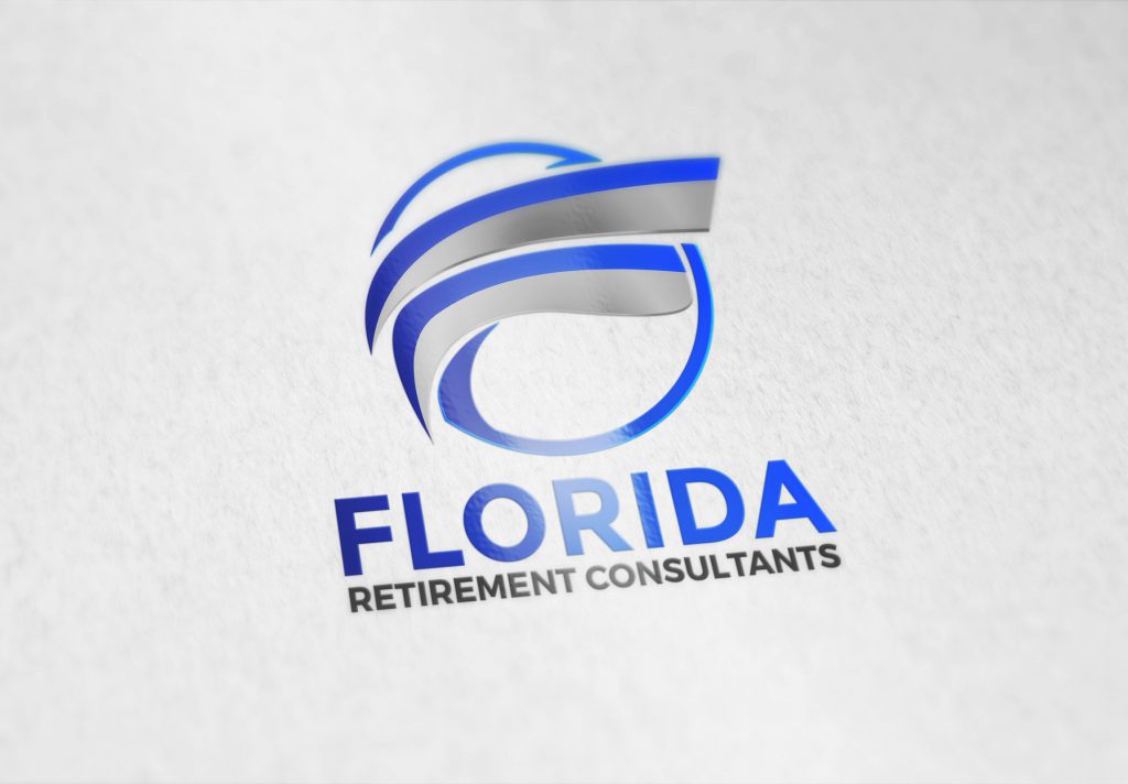 Florida Retirement Consultants logo embossed onto fancy paper