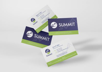 Summit business card design