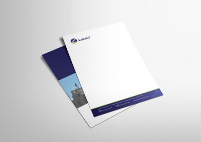 Summit brand letterhead