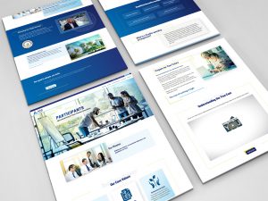 4 screen captures of the ASC Trust web design