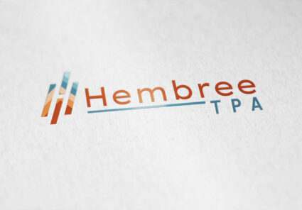 Hembree logo embossed onto high-quality display paper