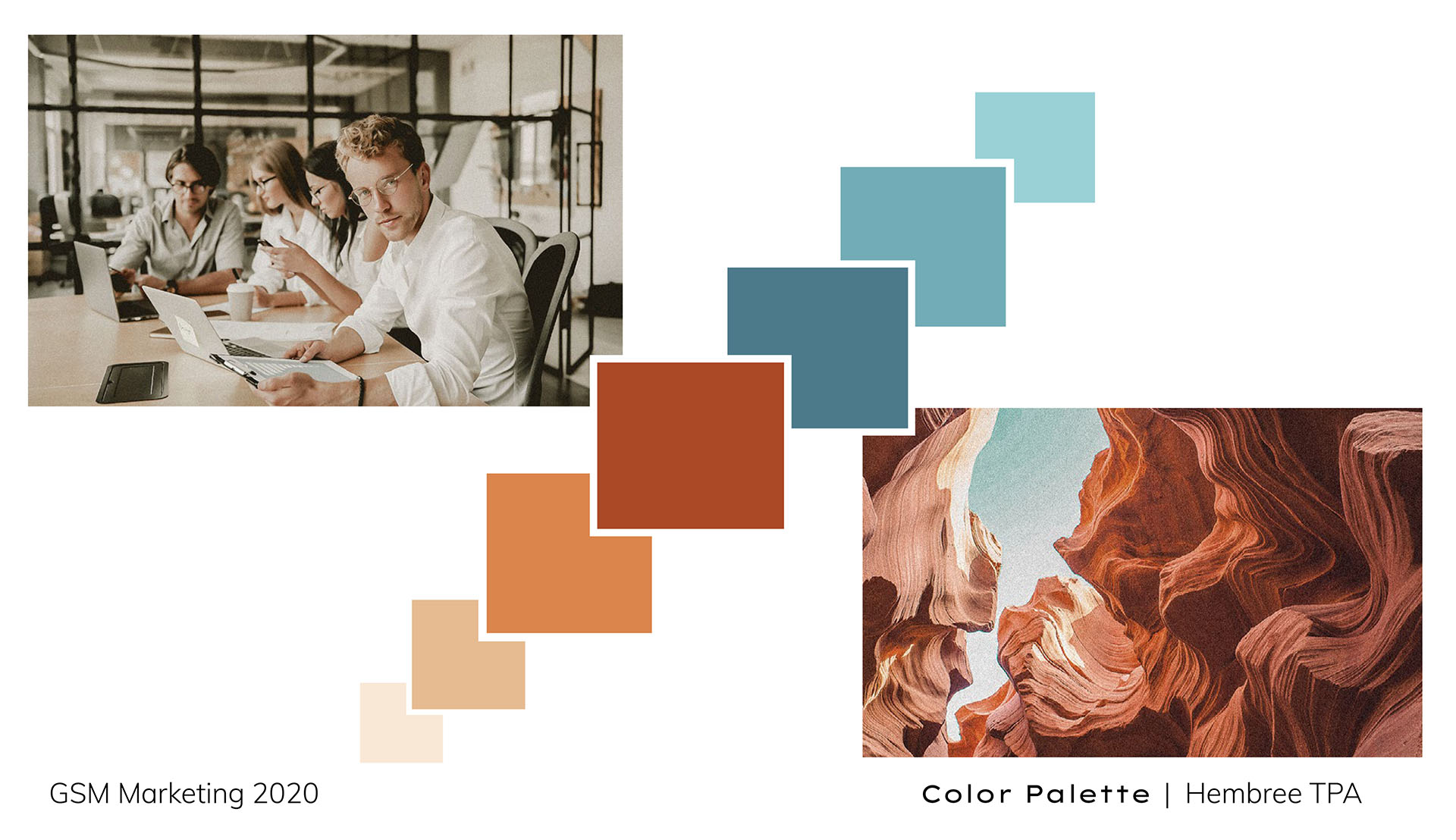 Concept slide: Hembree color palette