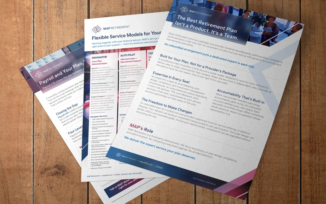 MAP Retirement Handouts