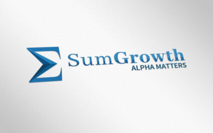 SumGrowth logo displayed embossed onto high-quality paper.