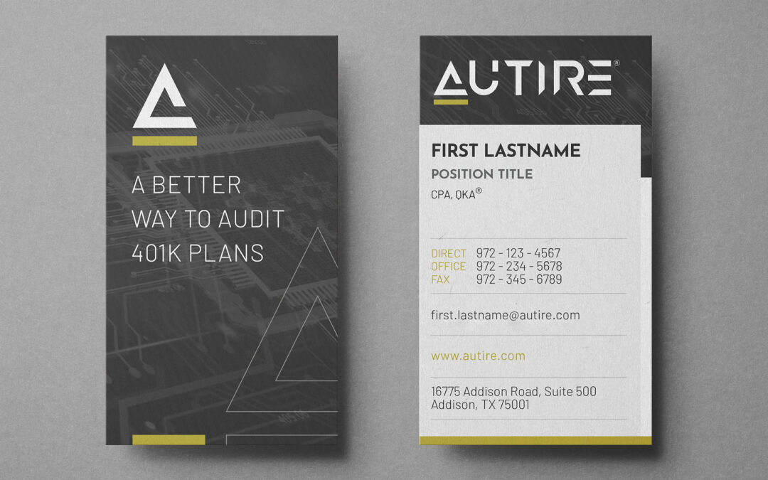 Autire Business Cards and Letterheads