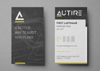 Autire Business Cards and Letterheads