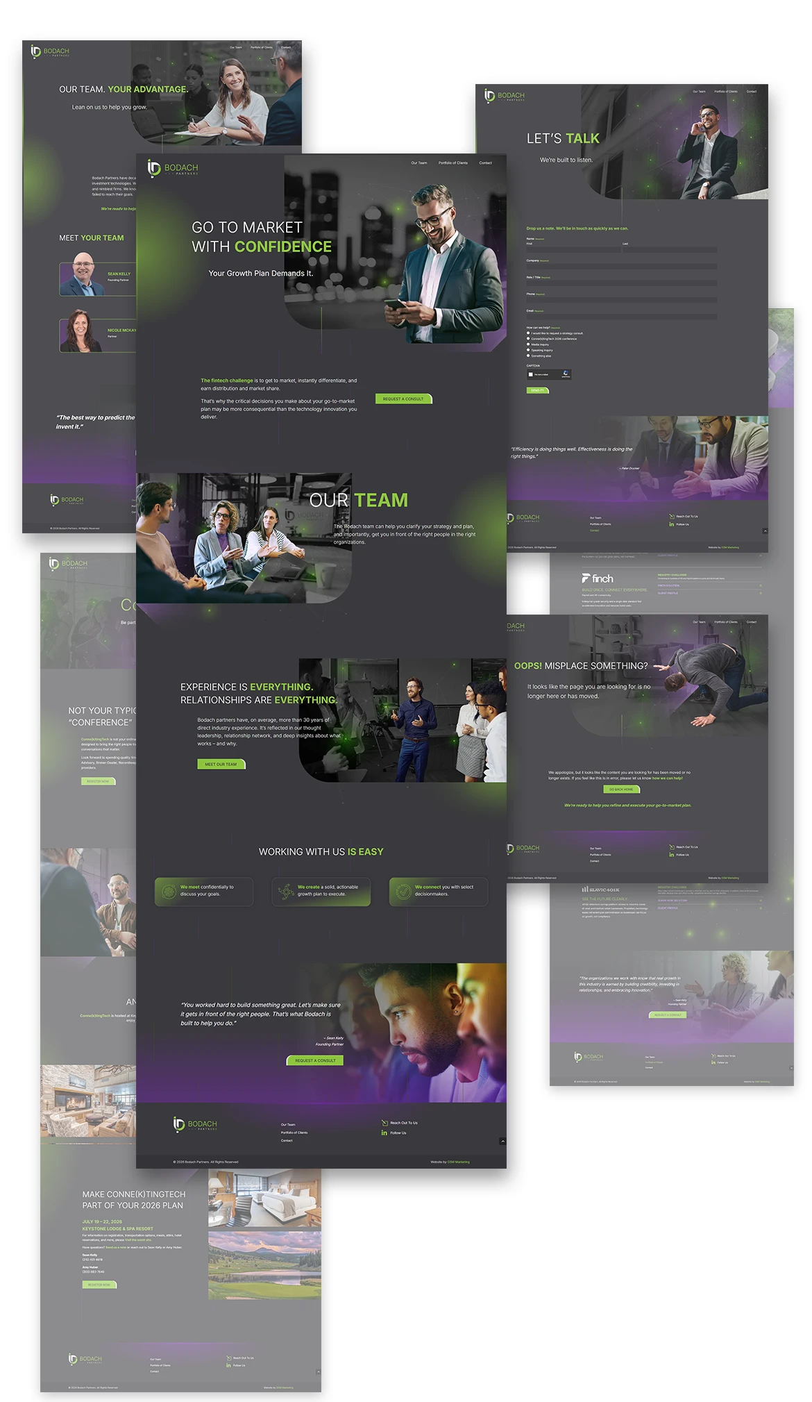 Bodach Partners Website Design Spread