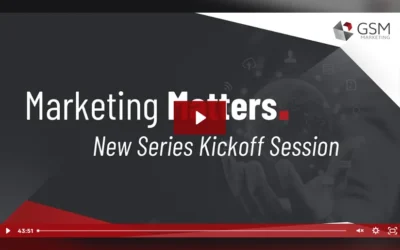 Marketing Matters Kickoff Session